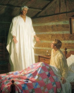 Joseph-Mormon Mormon Joseph Smith Sees the Angel Moroni